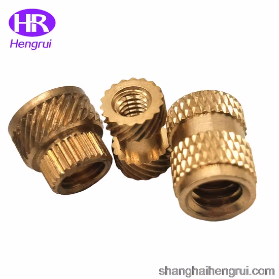 Brass Pipe Fitting Inserts, Brass Molded Insert Nuts